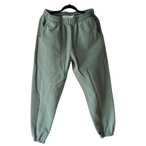 Melody Ehsani 100% Cotton Blue Green Oversized Jogger Track Pants Size XL